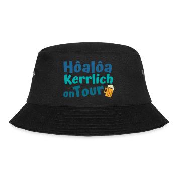 Hoaloa Kerrlich on tour Hohenlohe Männer Jungs - Bucket Hat - Schwarz - Vorne - Lela (165cm)