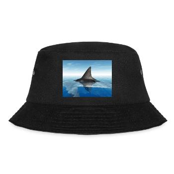 Great white shark - Bucket Hat - black - Front - Lela (165cm)
