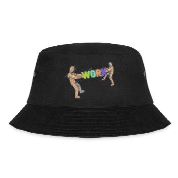 Work Work Worker Worker Occupation - Bucket Hat - black - Front - Lela (165cm)