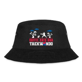 TKD Korean Martial Arts Tae Kwon - Bucket Hat - Schwarz - Vorne - Lela (165cm)