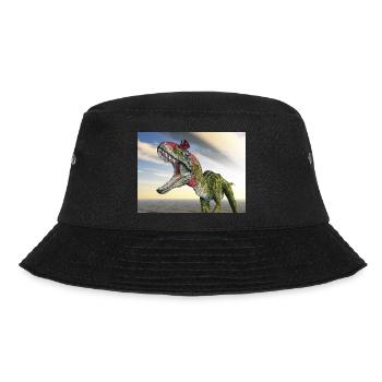 Dinosaurier Cryolophosaurus - Bucket Hat - Schwarz - Vorne - Lela (165cm)