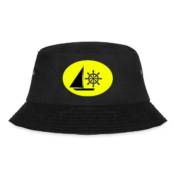 Segeln - Bucket Hat - Schwarz - Vorne - Lela (165cm)