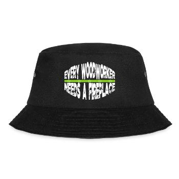 carpenter quotes tshirts bingo hall tshirts - Bucket Hat - Schwarz - Vorne - Lela (165cm)