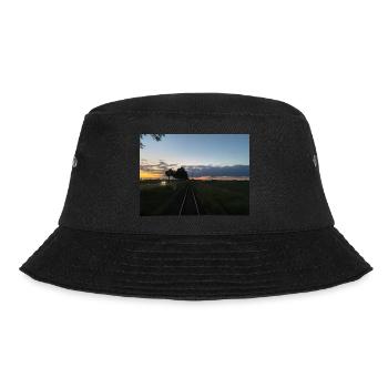 Eisenbahn fährt in den Sonnenuntergang - Bucket Hat - Schwarz - Vorne - Lela (165cm)