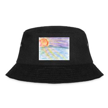 Sonnenuntergang - Bucket Hat - Schwarz - Vorne - Lela (165cm)