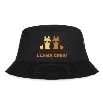 Crew No Drama Llama - Bucket Hat - black - Front - Lela (165cm)