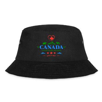 Kanada Vancouver Montreal Toronto Maple Leaf Bären - Bucket Hat - Schwarz - Vorne - Lela (165cm)