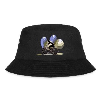 Radfahrer - Bucket Hat - Schwarz - Vorne - Lela (165cm)