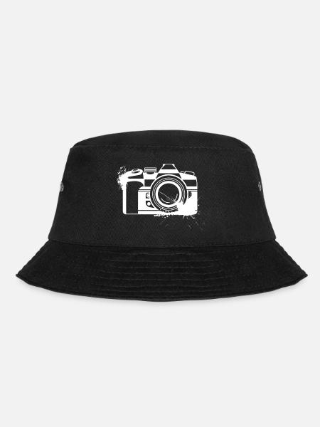 Kamera Fotograf Photographie Kreative Farblich - Bucket Hat - Schwarz
