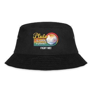Let's make Pluto a planet again - that's what Pluto is. - Bucket Hat - black - Front - Lela (165cm)