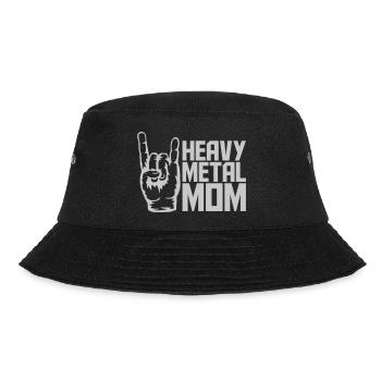 Heavy Metal Mom Logo - Bucket Hat - Schwarz - Vorne - Lela (165cm)