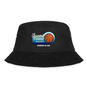 Suomi Finnland Basketball - Bucket Hat - Schwarz - Vorne - Lela (165cm)