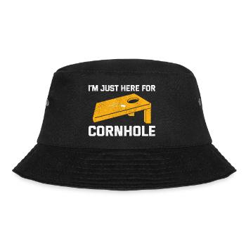 Cornhole Bean Bag Toss Outdoor Lawn Spiel lustig - Bucket Hat - Schwarz - Vorne - Lela (165cm)