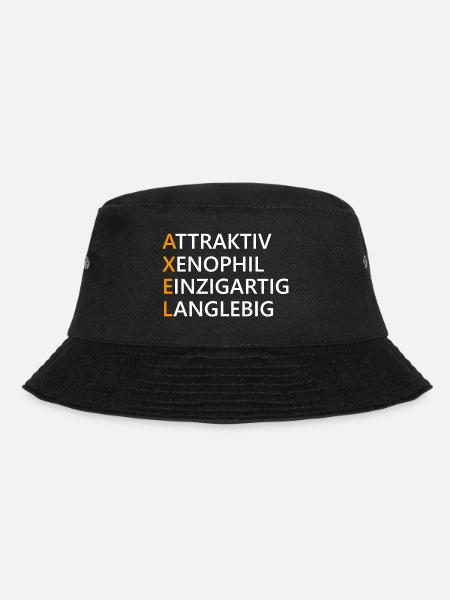 Name Axel Geschenk - Bucket Hat - Schwarz