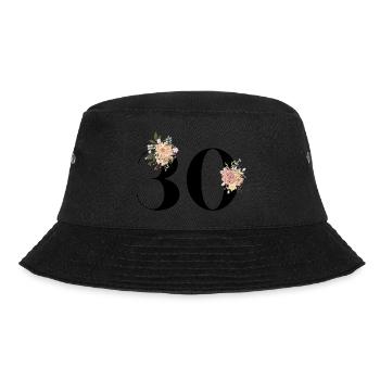 30e anniversaire fleuris (Cadeau de 30 ans) - Bob - noir - Devant - Lela (165cm)