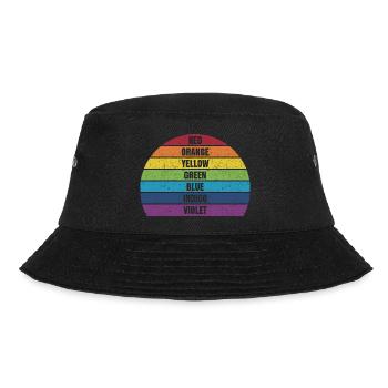 Color Circle - Bucket Hat - black - Front - Lela (165cm)