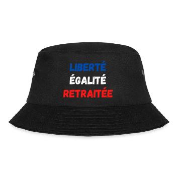 Liberté égalité retraitée - Bob - noir - Devant - Lela (165cm)