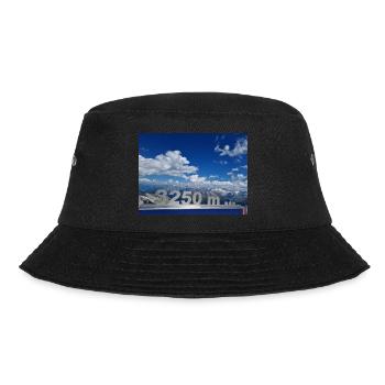 Ausblick vom Hintertuxer Gletscher auf die Alpen - Bucket Hat - Schwarz - Vorne - Lela (165cm)