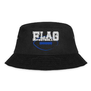 Flag Football Spieler Jungs Männer - Bucket Hat - Schwarz - Vorne - Lela (165cm)