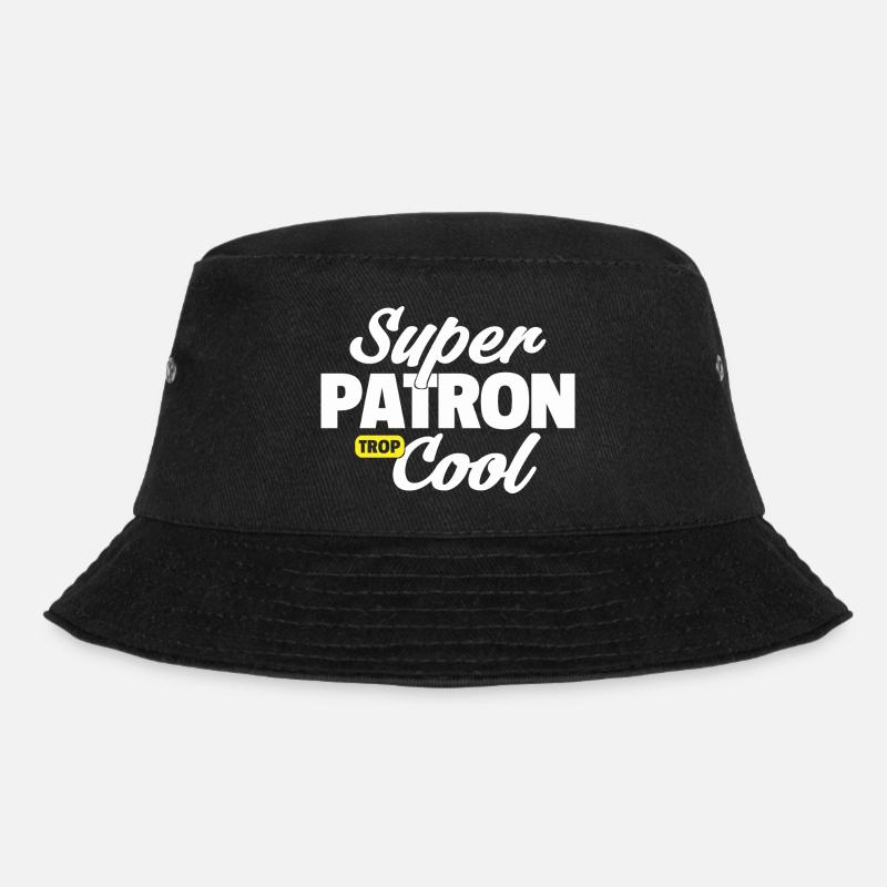 Super patron / humour patron / patron et cool - Bob - noir