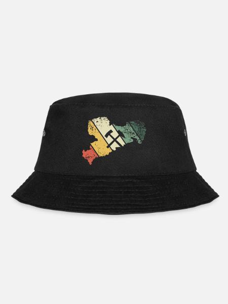 Erzgebirge Heimatliebe - Bucket Hat - Schwarz