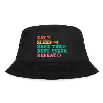 Pizza Baker Pizza Lovers Pizza Gift - Bucket Hat - black - Front - Lela (165cm)