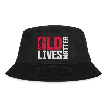old lives matter quote - Bucket Hat - black - Front - Lela (165cm)