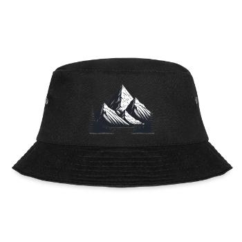 mountaineering, nature, hiking, mountaineering - Bucket Hat - black - Front - Lela (165cm)