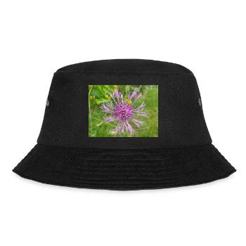 Großes Flockenkraut auch Centaurea Skabiosen-Flocken - Bucket Hat - Schwarz - Vorne - Lela (165cm)