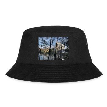 House blue sky trees - Bucket Hat - black - Front - Lela (165cm)