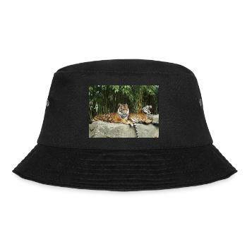 Tiger - Bucket Hat - Schwarz - Vorne - Lela (165cm)