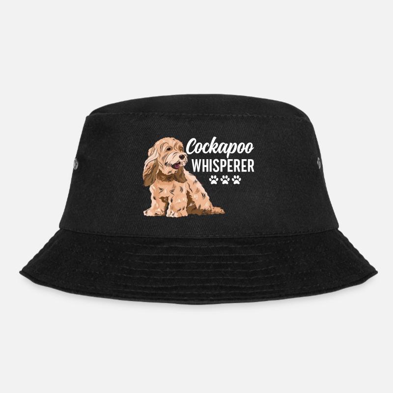 Cockapoo Hund - Bucket Hat - Schwarz
