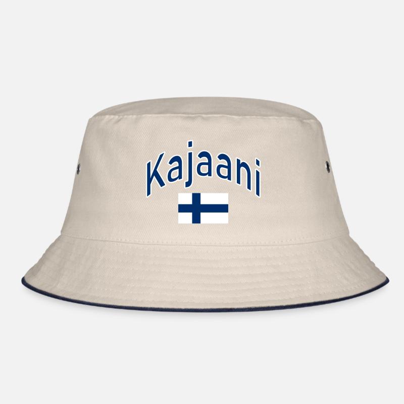 Kajaani Finland flag Bucket Hat