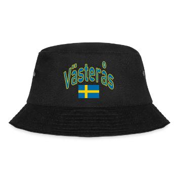 Västerås schweden flagge - Bucket Hat - Schwarz - Vorne - Lela (165cm)