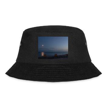 ostsee in der nacht - Bucket Hat - Schwarz - Vorne - Lela (165cm)