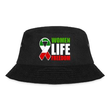 Women life freedom - Bucket Hat - Schwarz - Vorne - Lela (165cm)