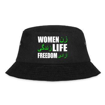 Women life freedom زن زندگی آزادی - Bucket Hat - Schwarz - Vorne - Lela (165cm)