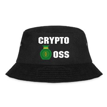 Bitcoin Trading Crypto Aktien - Bucket Hat - Schwarz - Vorne - Lela (165cm)