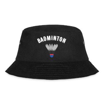 Badminton - Bucket Hat - Schwarz - Vorne - Lela (165cm)