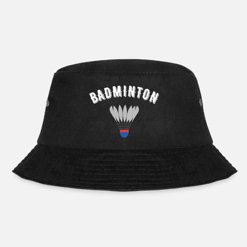 Badminton - Bucket Hat - Schwarz