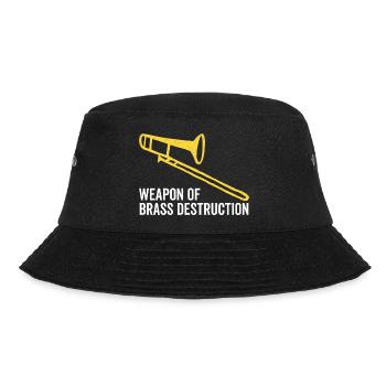 Waffe der Messingvernichtung - Bucket Hat - Schwarz - Vorne - Lela (165cm)