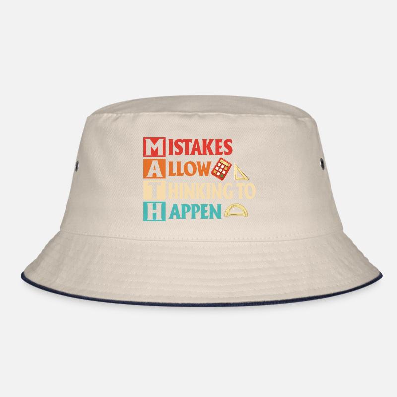 Math Mistakes Allow Thinking To Happen Math Teache Bucket Hat