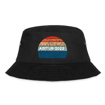 Abitur 2023 - Bucket Hat - Schwarz - Vorne - Lela (165cm)