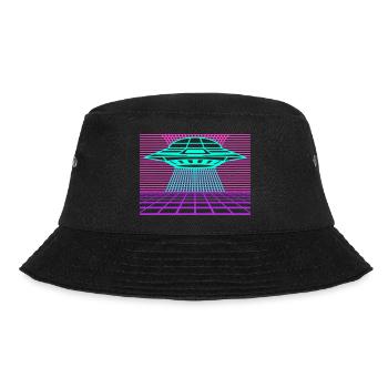 Découvrez notre Retro Style Vintage Design UFO - Bob - noir - Devant - Lela (165cm)