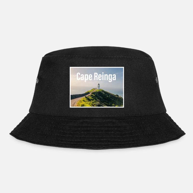 Neuseeland - Bucket Hat - Schwarz