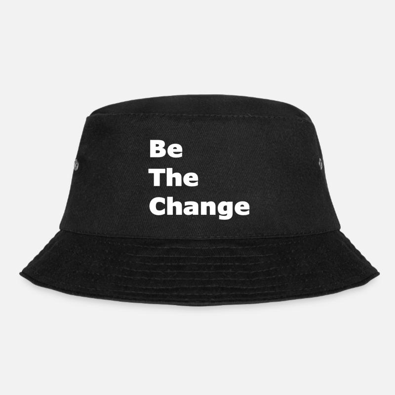 Sei die Veränderung - Bucket Hat - Schwarz