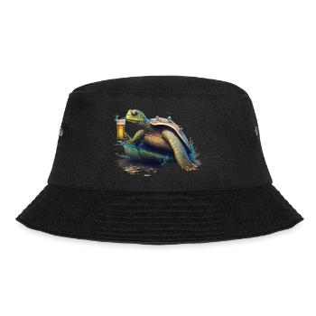 Cool tortue surf dans la mer avec de la bière - Bob - noir - Devant - Lela (165cm)