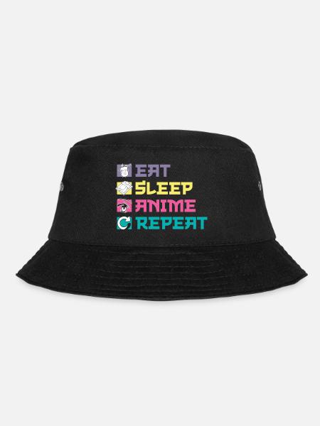 Manger, dormir, anime, répéter - Bob - noir