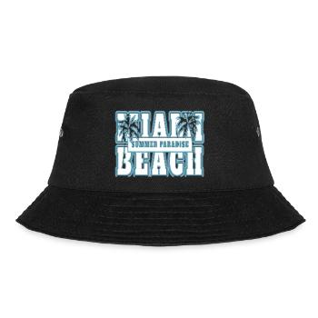Neon Anime Retro Vintage Cool Pink NGE - Bucket Hat - Schwarz - Vorne - Lela (165cm)