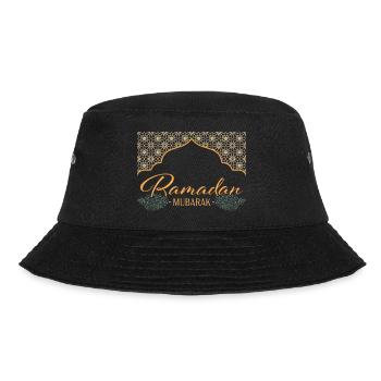 Ramadan Mubarak/Eid /Muslim /Islam/Allah - Bucket Hat - black - Front - Lela (165cm)